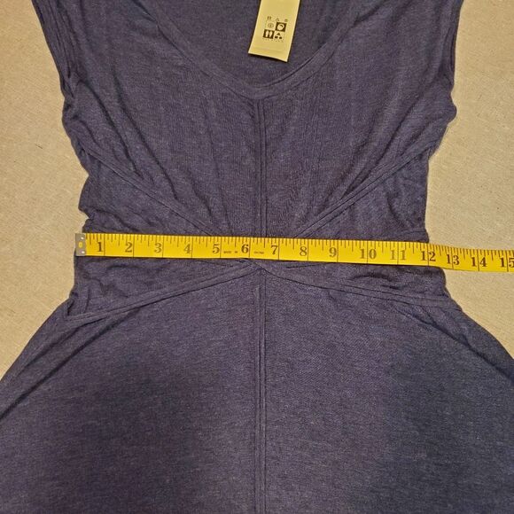 Max Studio NWT Heather Navy Sleeveless Dress Size M - Picture 4 of 9